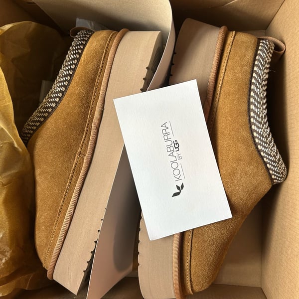 Koolaburra by UGG Women's Burree Platform Slipper in Chestnut