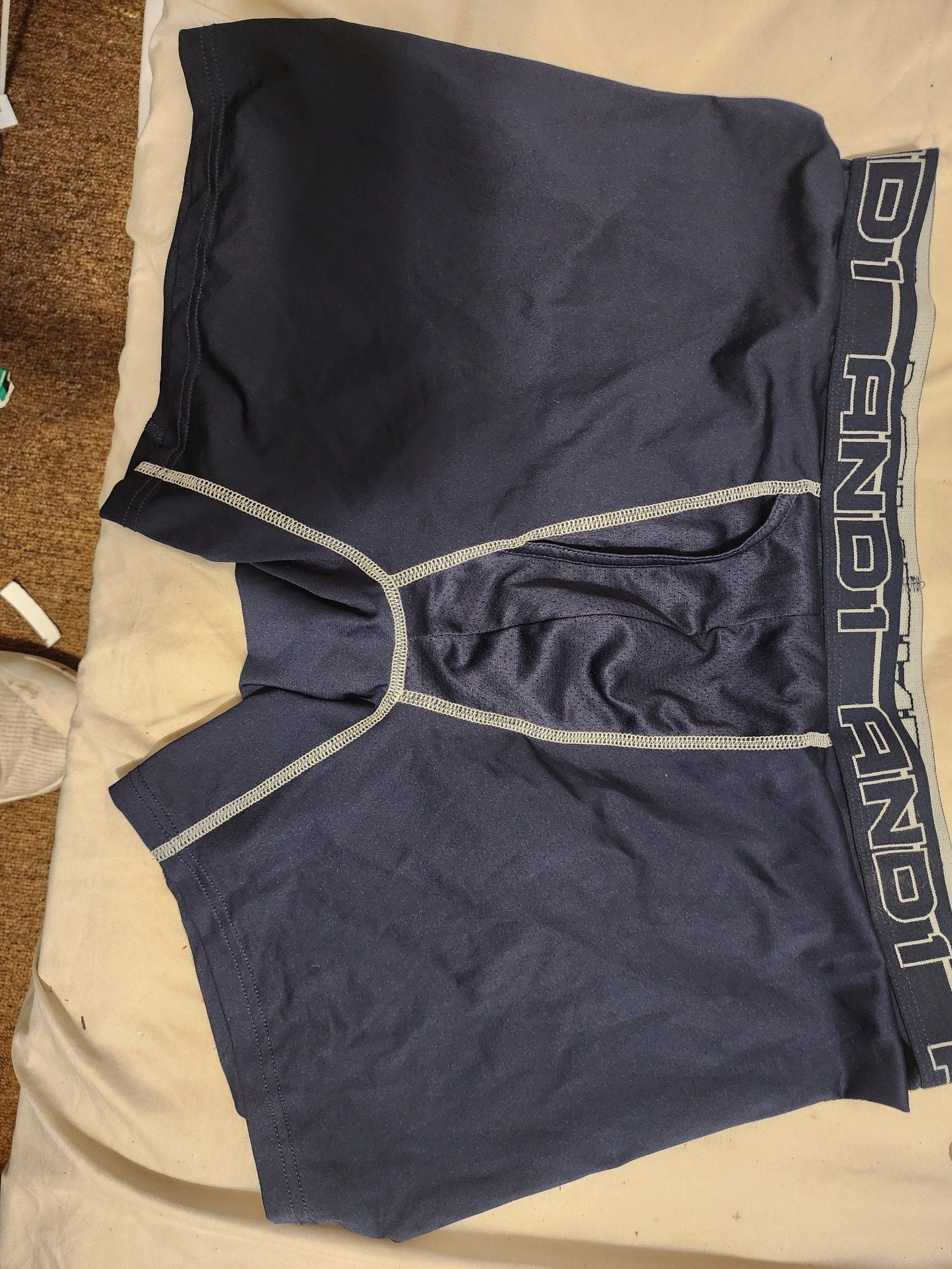 AND1 Men's Performance Boxer Briefs with Logo Waistband 1