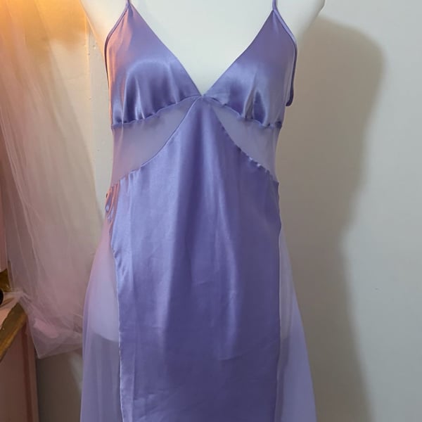 Victoria's Secret Satin and Mesh Slip Nightie