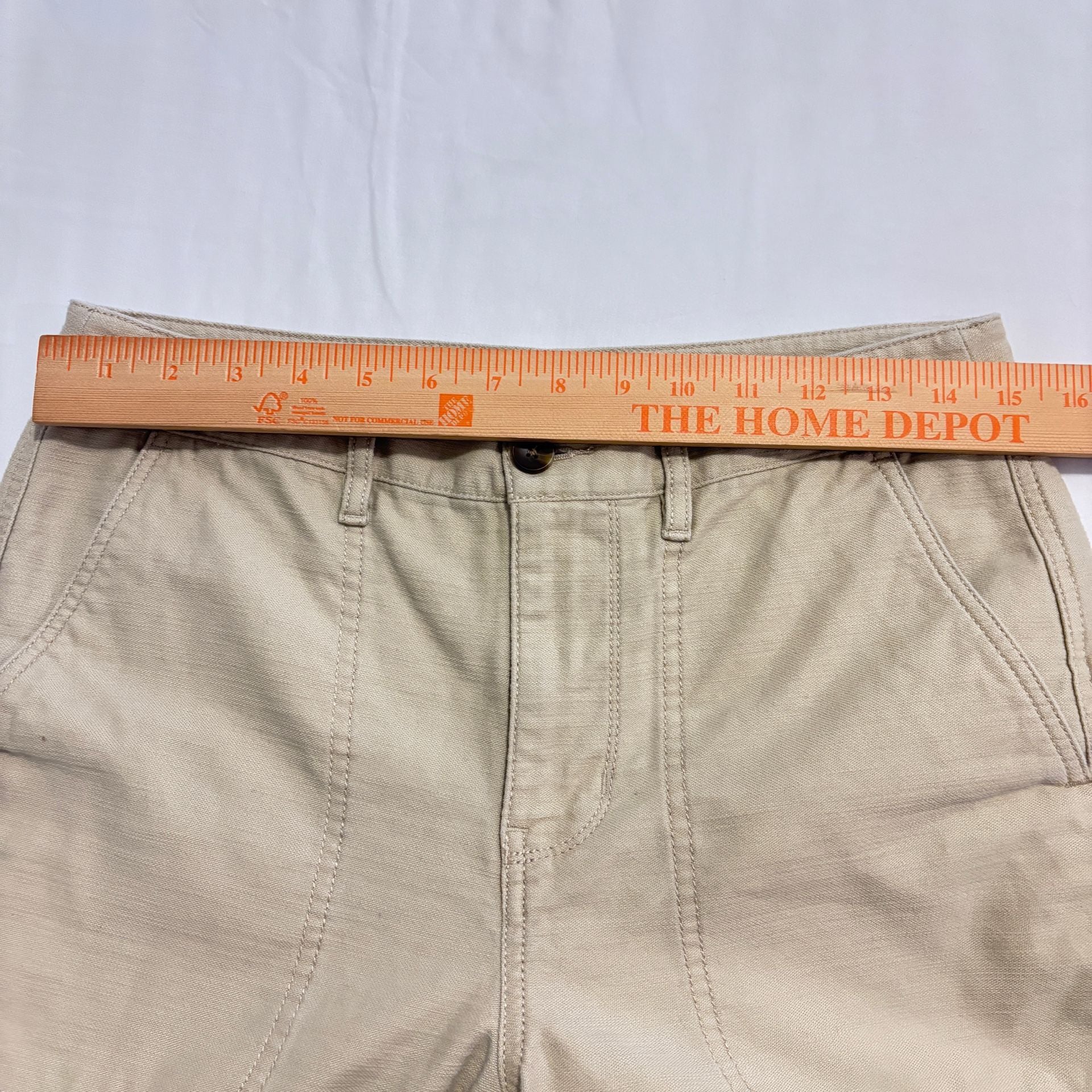 J Crew camp pants Size 6 khaki Tapered Patch Pocket Utility Quiet Luxury
9