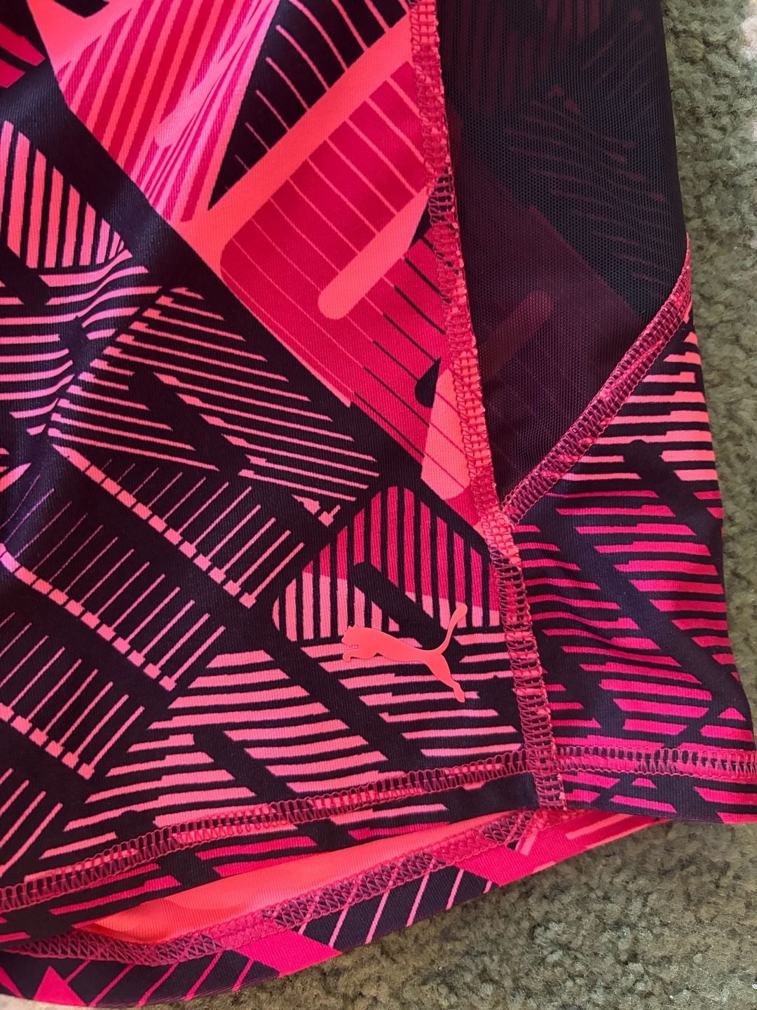 Puma Be Bold Geometric Print Performance Athletic Shorts 5 in 3