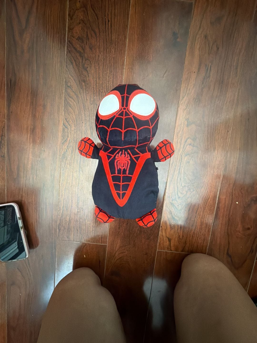 Jazwares Squishmallows Marvel Spidey and His Amazing Friends Miles Morales 'Spin' HugMees Plush 1