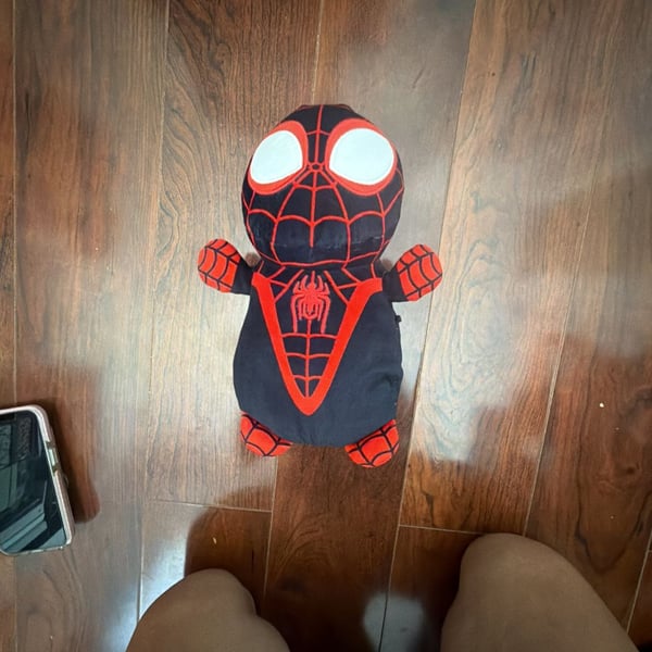 Jazwares Squishmallows Marvel Spidey and His Amazing Friends Miles Morales 'Spin' HugMees Plush