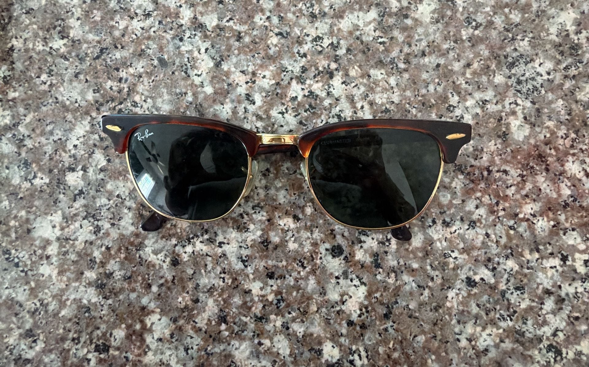Ray-Ban Clubmaster RB3016 Tortoise and Gold Sunglasses 2