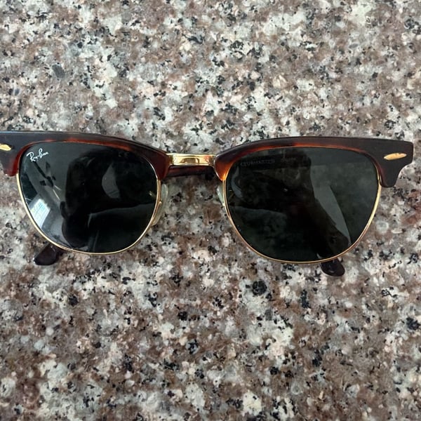 Ray-Ban Clubmaster RB3016 Tortoise and Gold Sunglasses