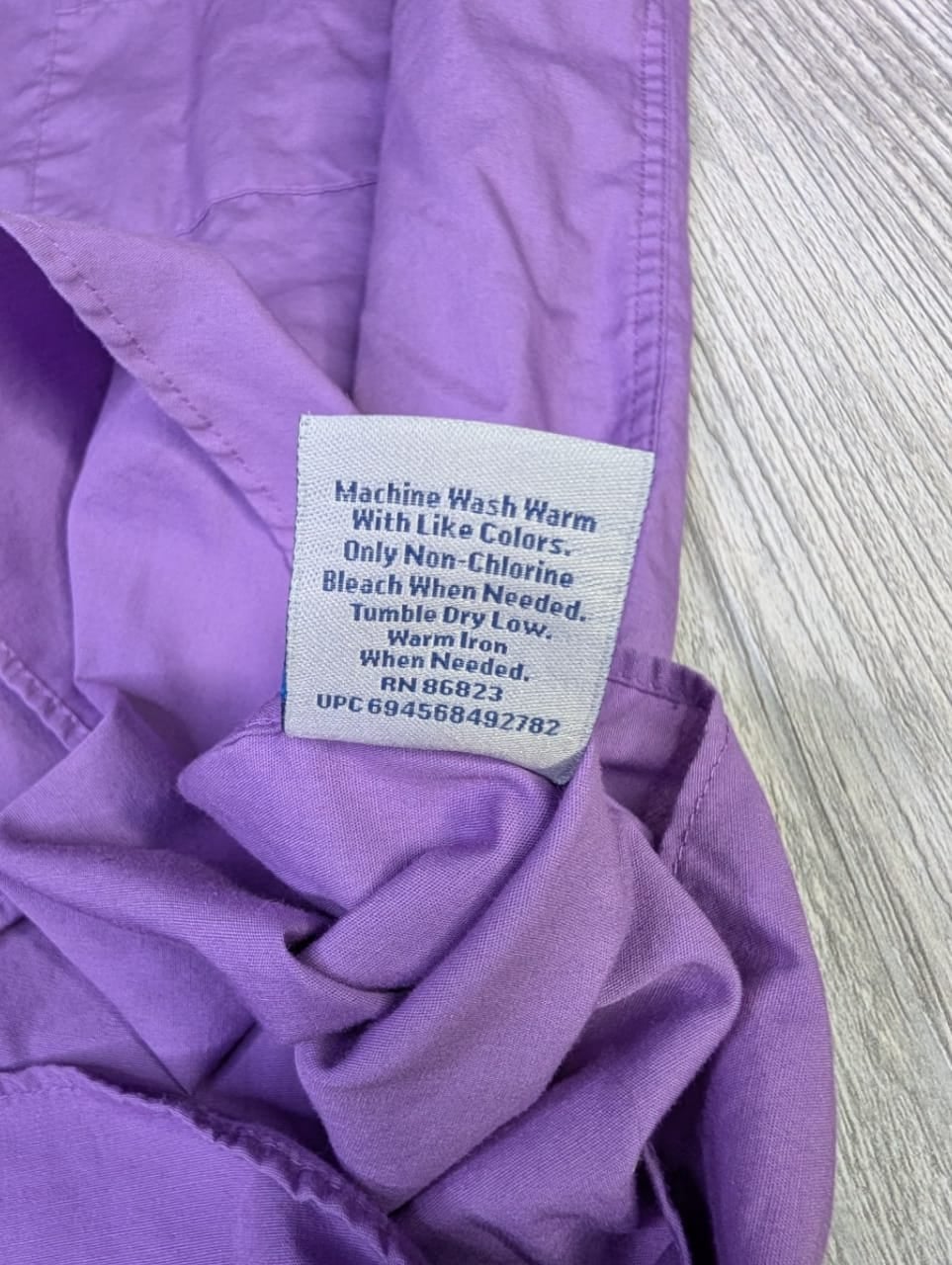 Croft & Barrow Classic Fit Men's Long Sleeve Dress Shirt, Size M Purple 10