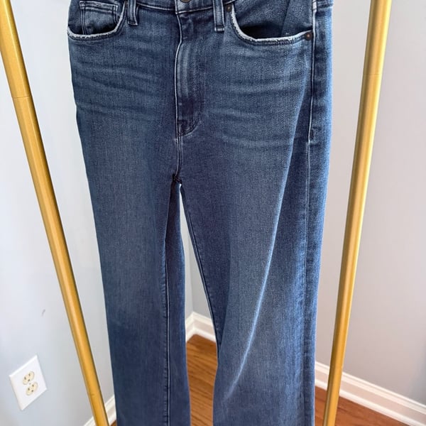 Hudson Jeans  - High-Rise Wide-Leg Cropped Jeans in Laguna Wash