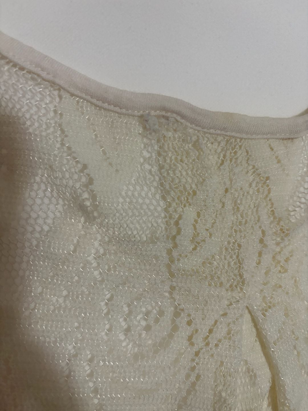 ABOUND Women's White Lace Sleeveless Tank Top with Back Zipper 2