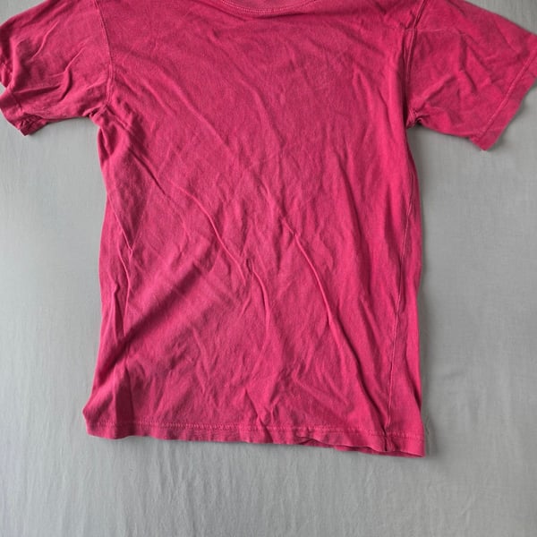 Alvin's Island Pink Short Sleeve Crewneck T-Shirt