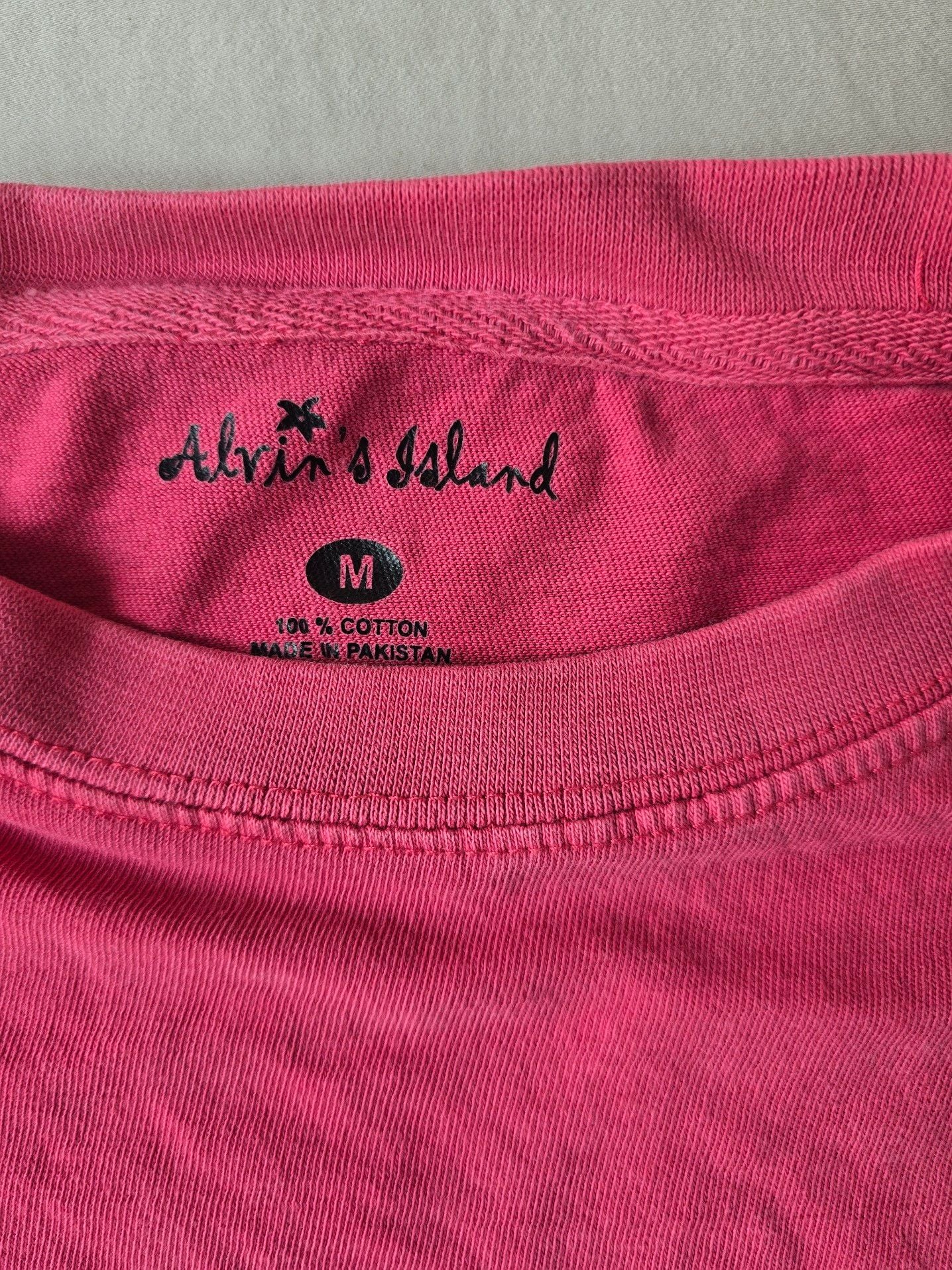 Alvin's Island Pink Short Sleeve Crewneck T-Shirt 3
