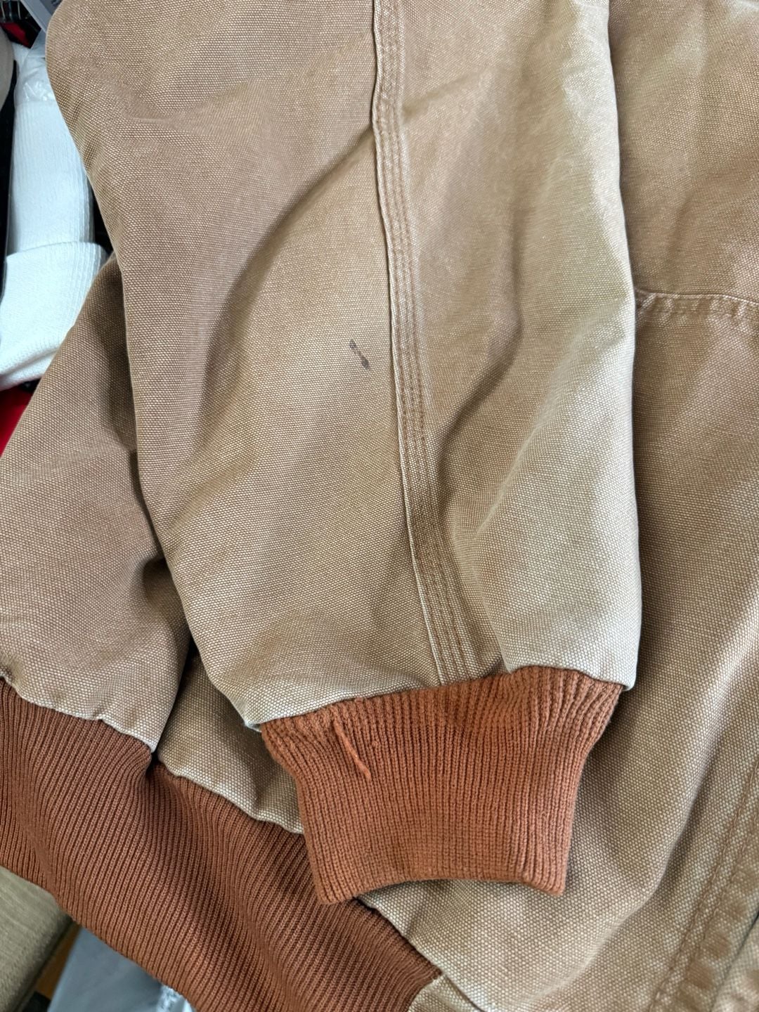 Vintage Carhartt J160 BRN Thermal-Lined Duck Hooded Active Jacket 6