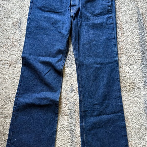 VTG Levi's 20517-0217 Orange Tab Saddleman Bootcut Jeans Made in USA 38x34