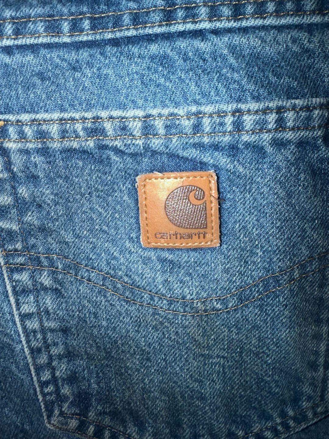 Carhartt Relaxed Fit Flannel-Lined Denim Jeans 4