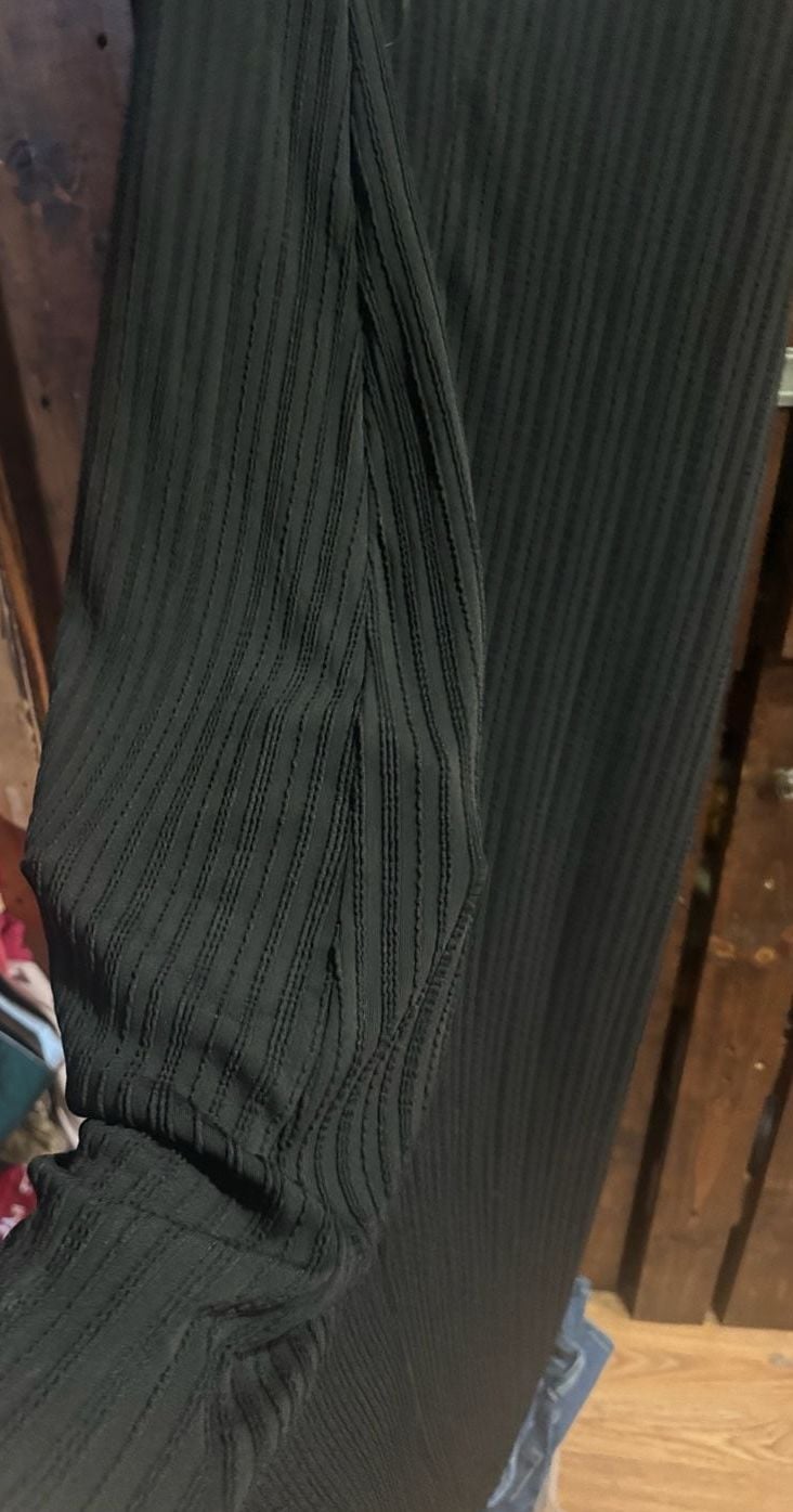 Andrée by Unit Black Ribbed Sleeveless Maxi Dress Style MHS79 5