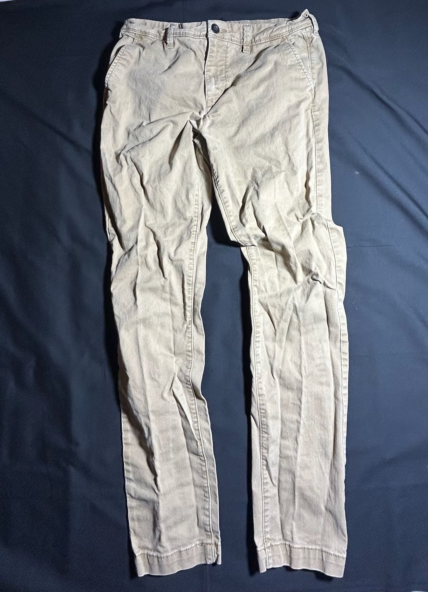 Aeropostale Men's Skinny Fit Chino Pants Tan 32x34 2