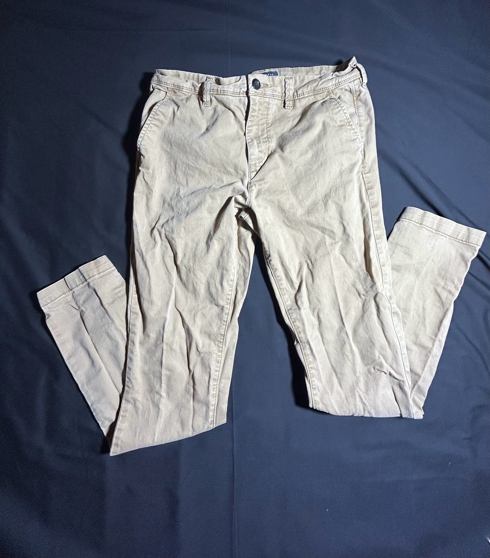 Aeropostale Men's Skinny Fit Chino Pants Tan 32x34 3
