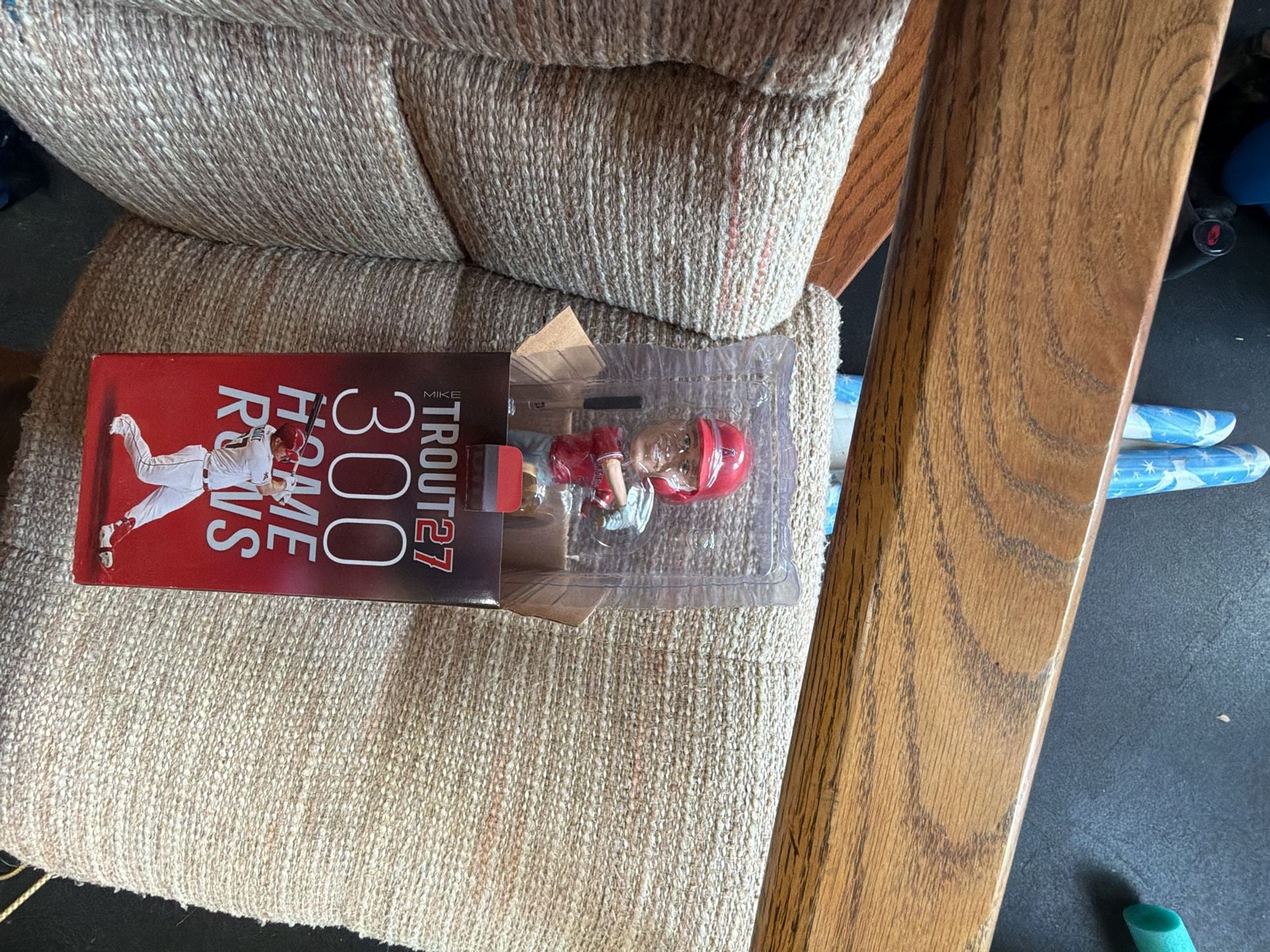 Mike Trout 300 Home Runs Los Angeles Angels Bobblehead Figure 2