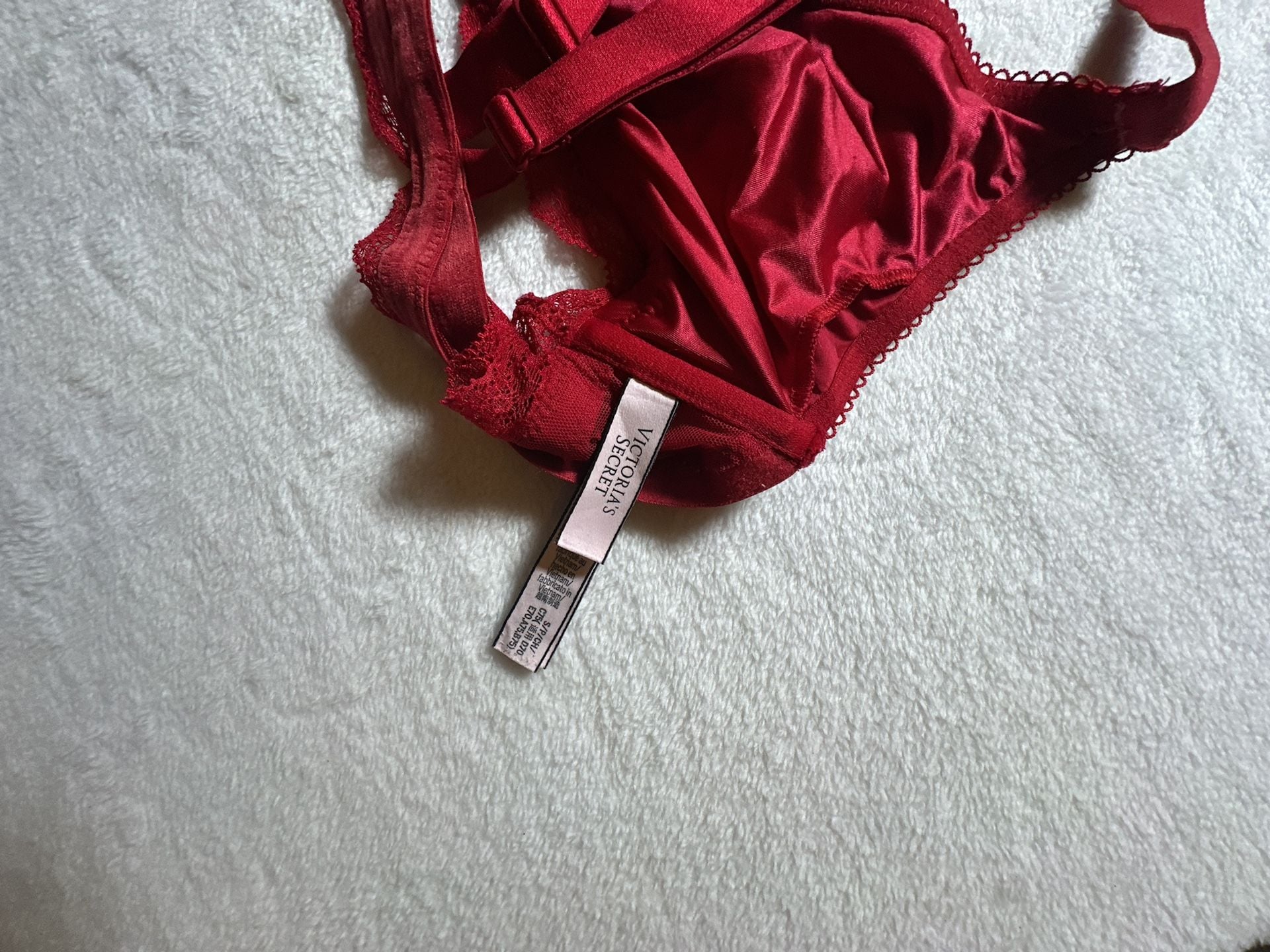 Victoria's Secret Lace and Velvet Trim Bralette Set (2-Piece) 3