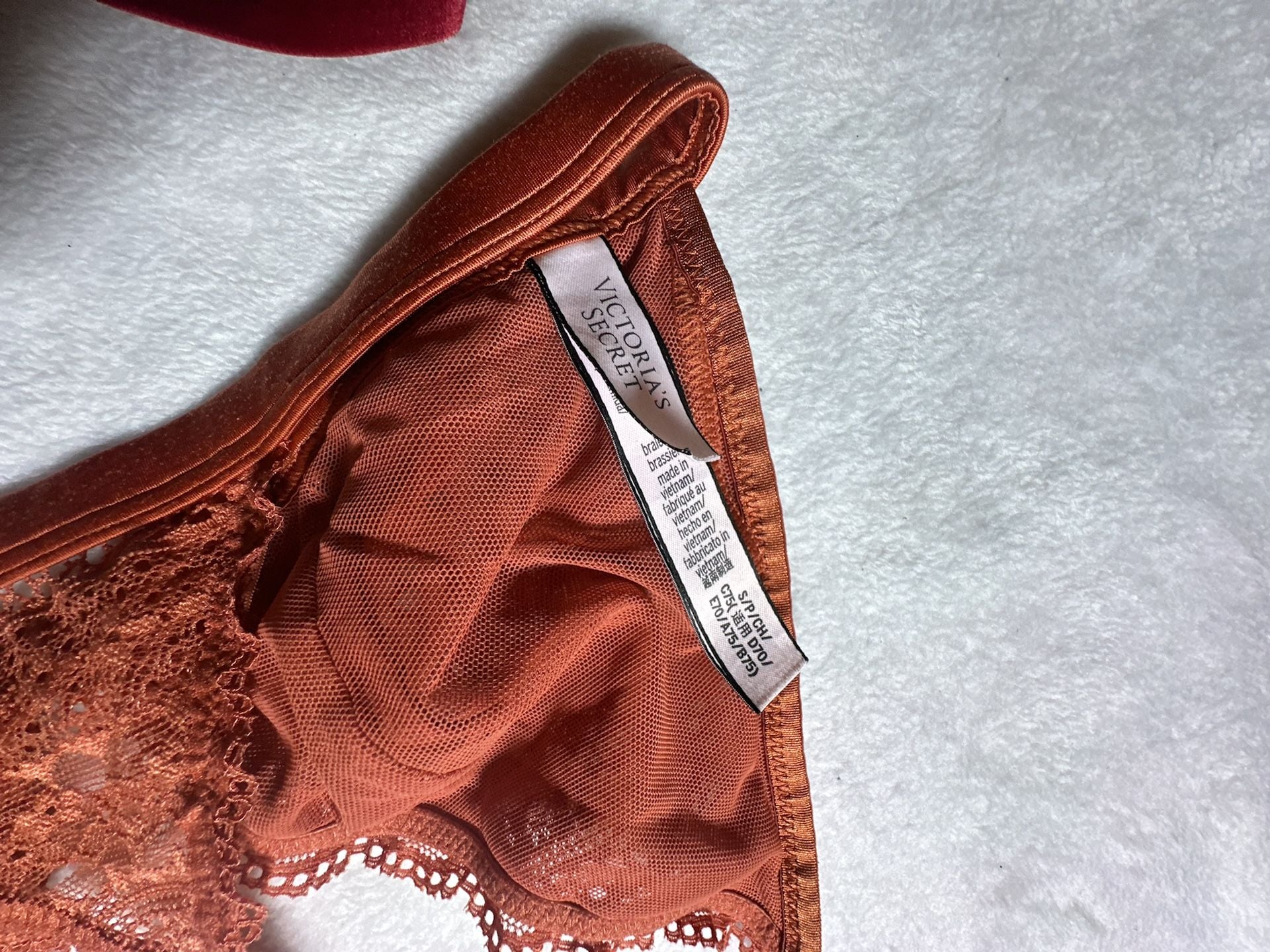 Victoria's Secret Lace and Velvet Trim Bralette Set (2-Piece) 4