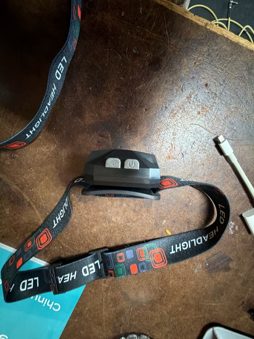 USB Rechargeable LED Headlamp with Motion Sensor and Red Light Mode 2