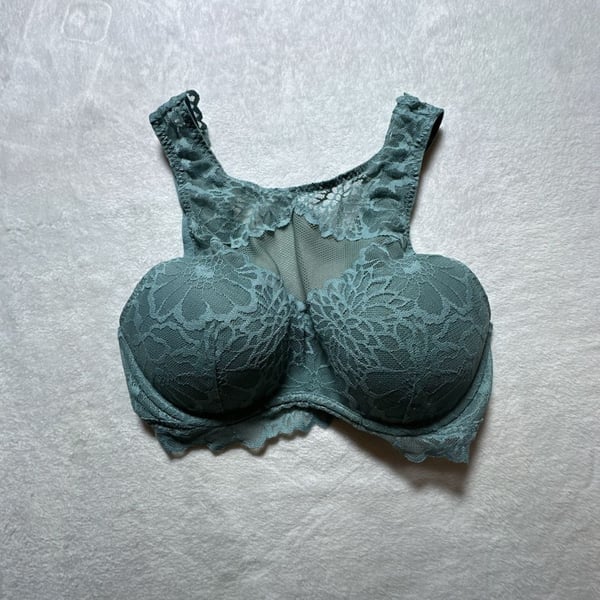 Victoria's Secret PINK Floral Lace High Neck Push-Up Bralette