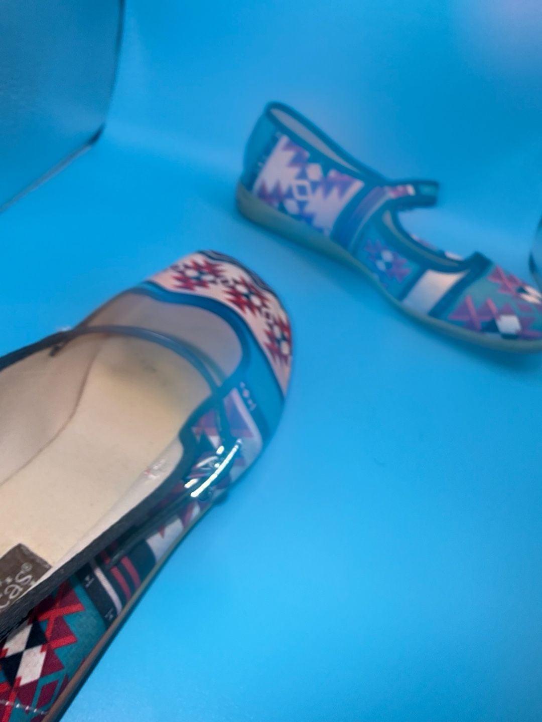 Hot Chocolate Design Chocolaticas Women's Mary Jane Flats in Aztec/Tribal Print multi 9
