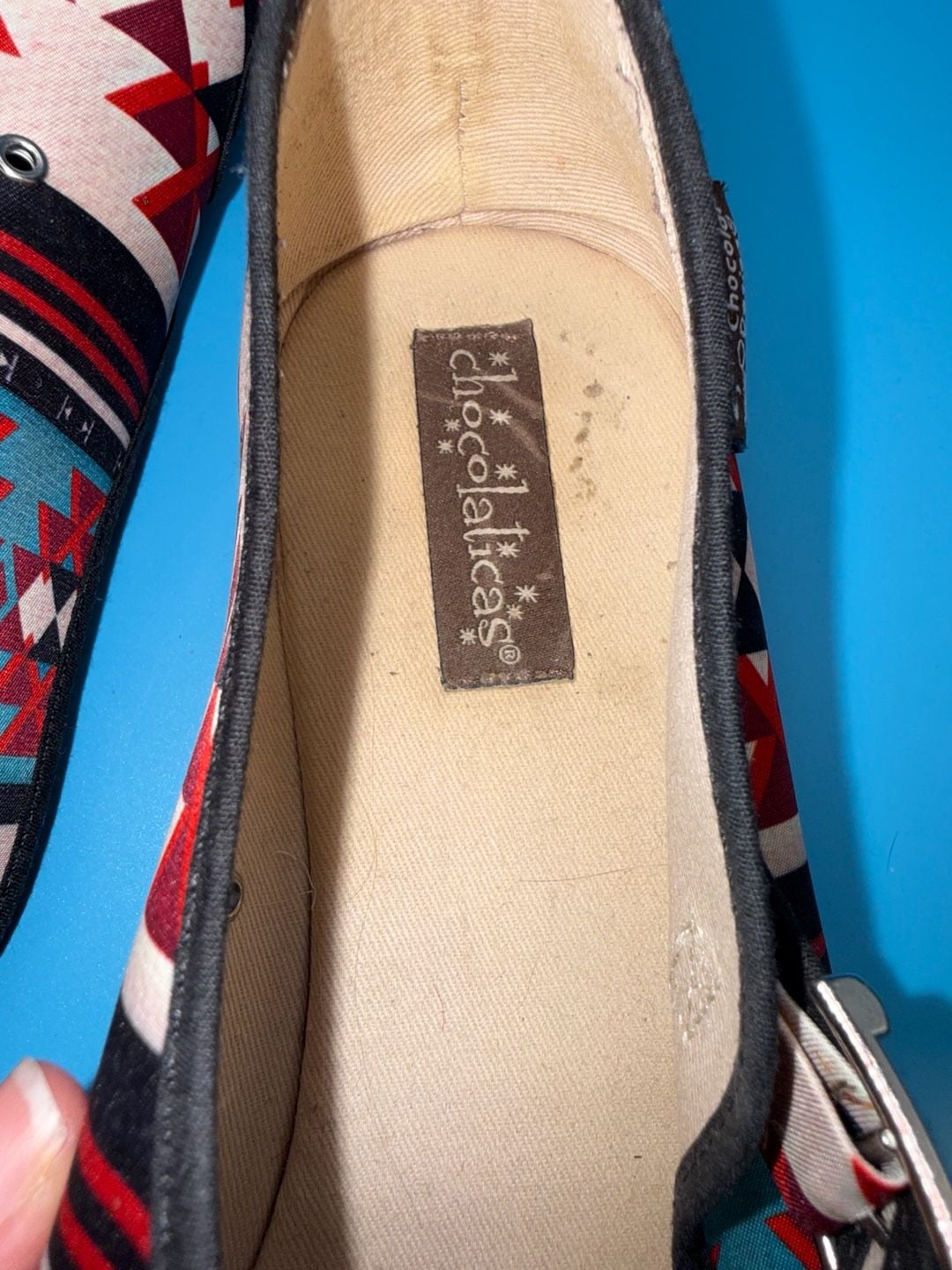 Hot Chocolate Design Chocolaticas Women's Mary Jane Flats in Aztec/Tribal Print multi 13