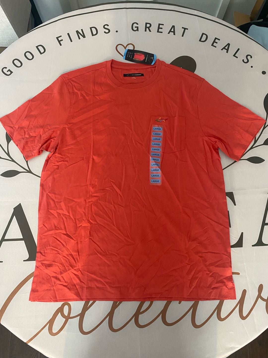 Greg Norman Men's Chest Pocket Relaxed Fit Short Sleeve T-Shirt 2