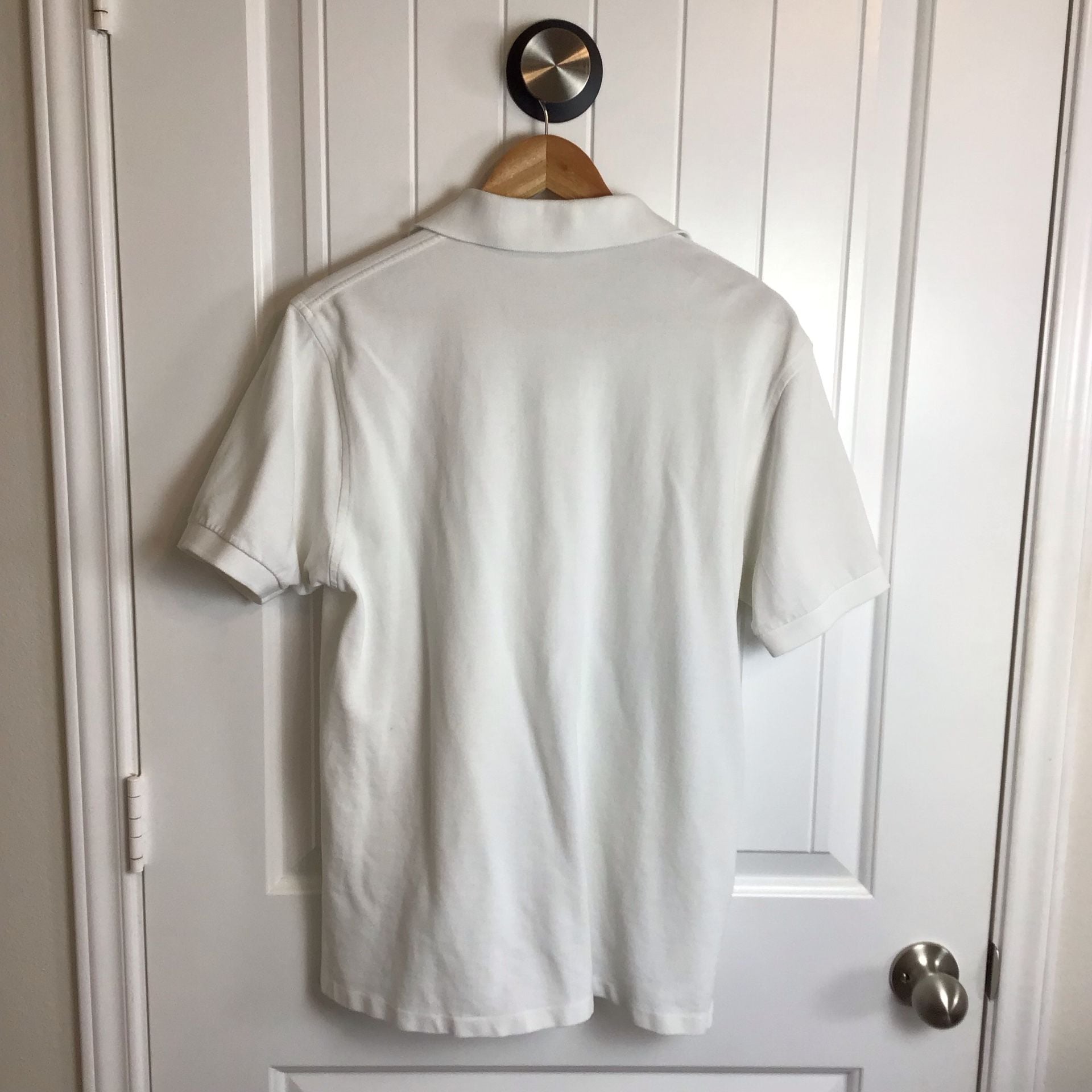 Brooks Brothers White Pique Polo Shirt with Golden Fleece Logo 3