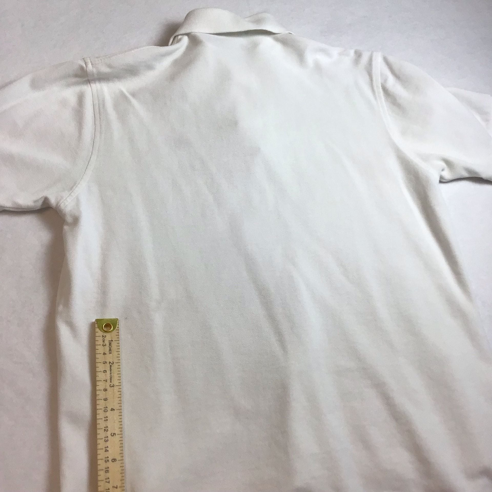 Brooks Brothers White Pique Polo Shirt with Golden Fleece Logo 8