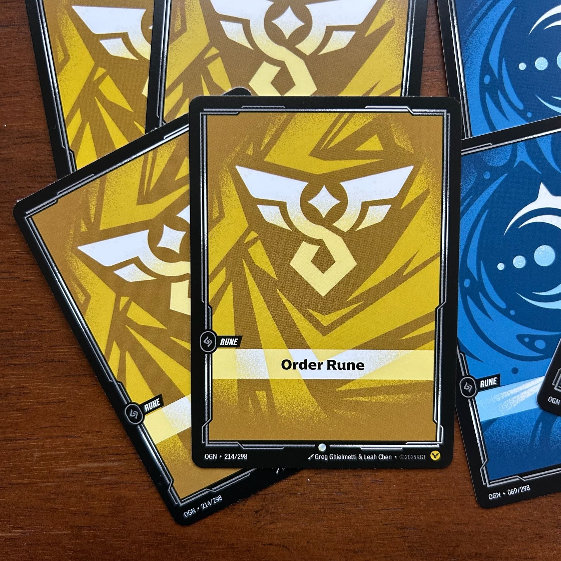 Riftbound League of Legends TCG Rune Collection - Order and Mind Runes 2