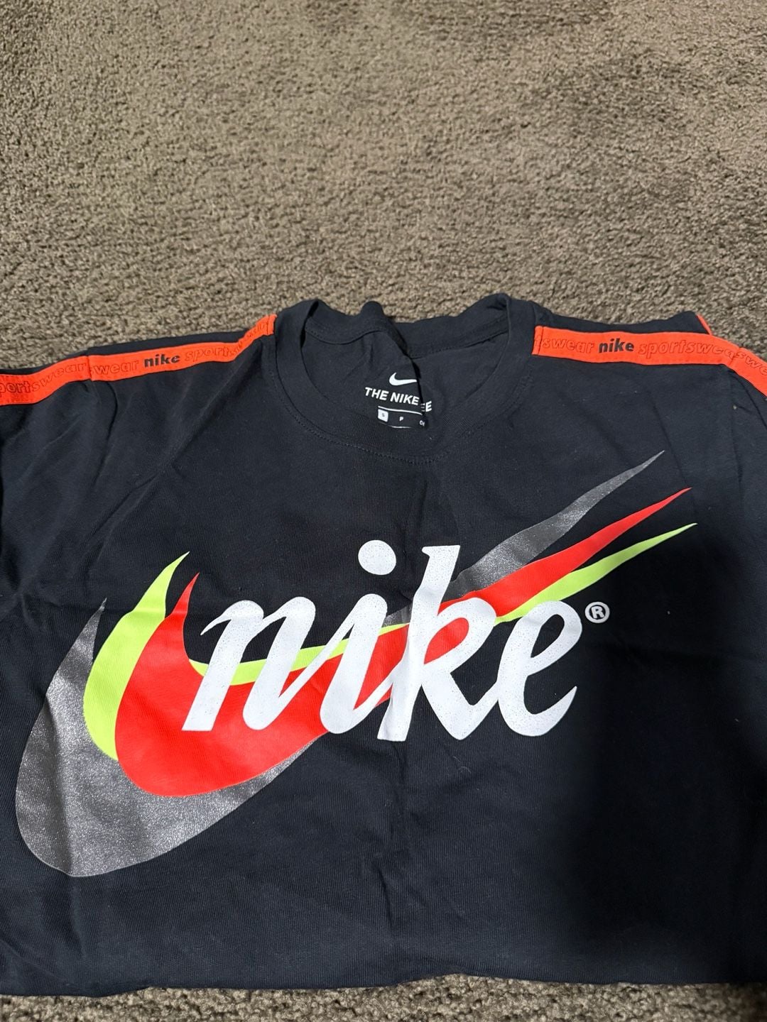 NIKE Air Retro Futura Tape Tee Men's S 2