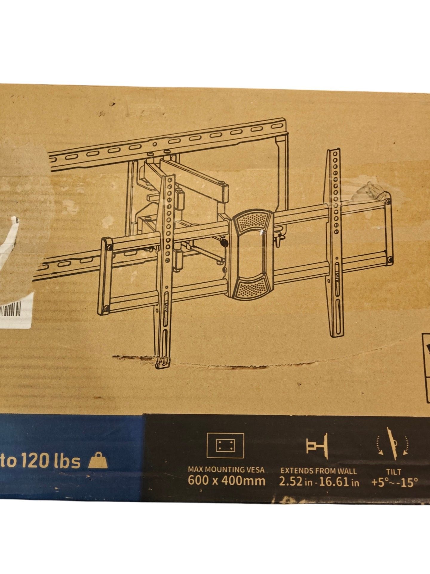 Mounting All Full Motion TV Wall Mount for up to 90" TVs (Model XD2642) 1