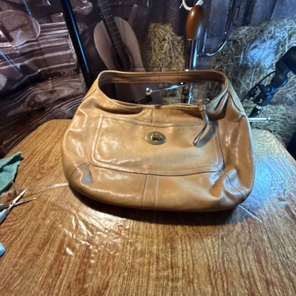 Coach Vintage Ergo Leather Hobo Bag with Turnlock Pocket