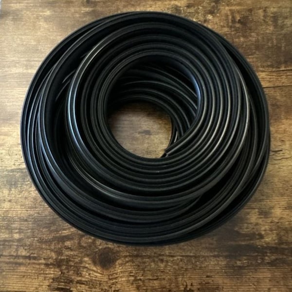 Black Rubber Rub Rail Insert Molding Strip for Boats and RVs