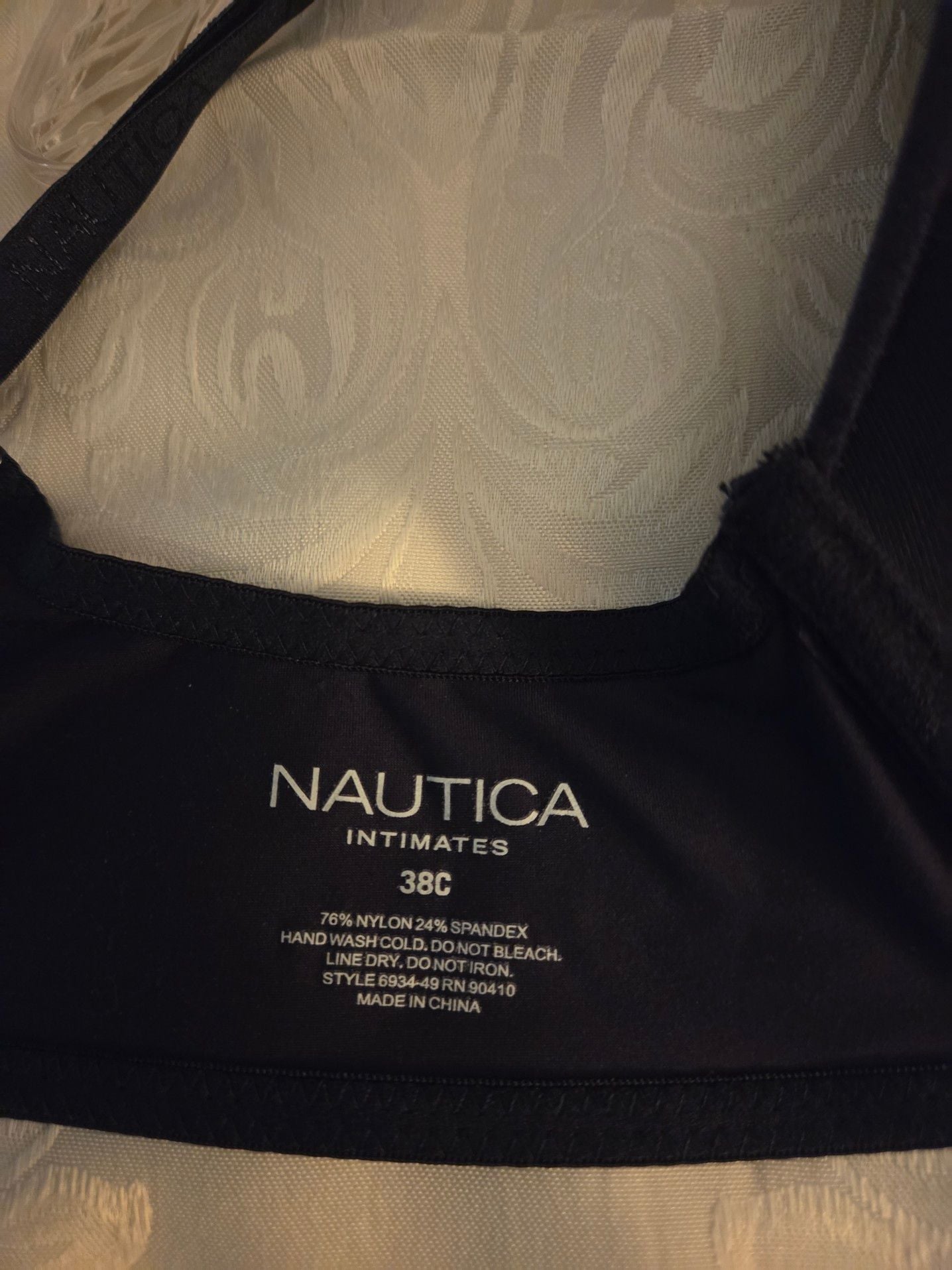 Nautica Intimates Navy Blue Lightly Lined Super Soft T-shirt Bra 3