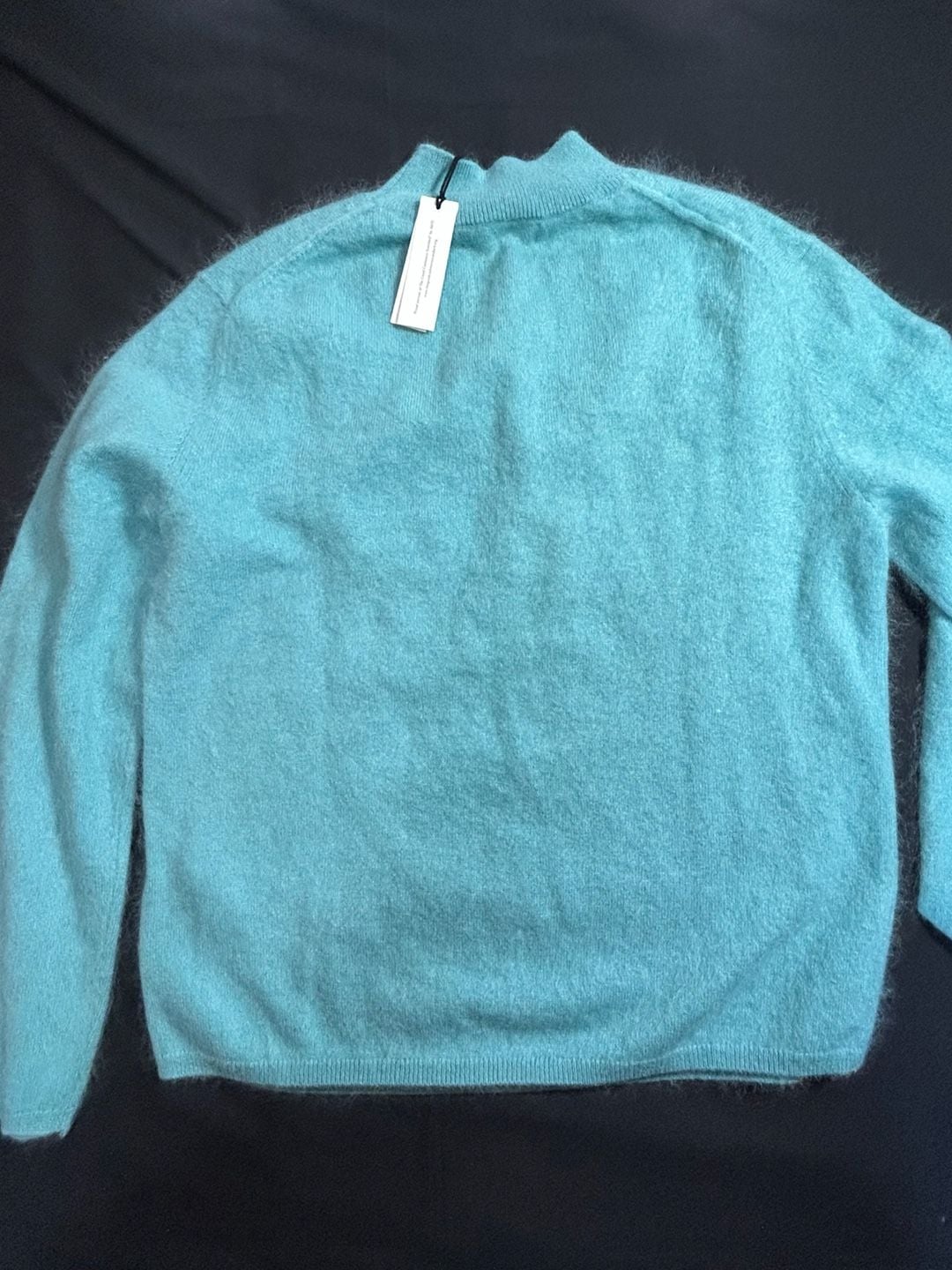 Banana Republic 100% Cashmere Mock-Neck Brushed Sweater 10