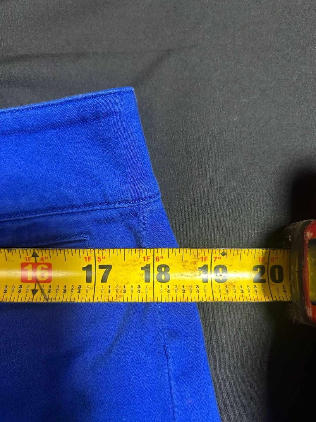 Lauren Ralph Lauren Royal Blue Stretch Dress Pants with Gold Buttons 7