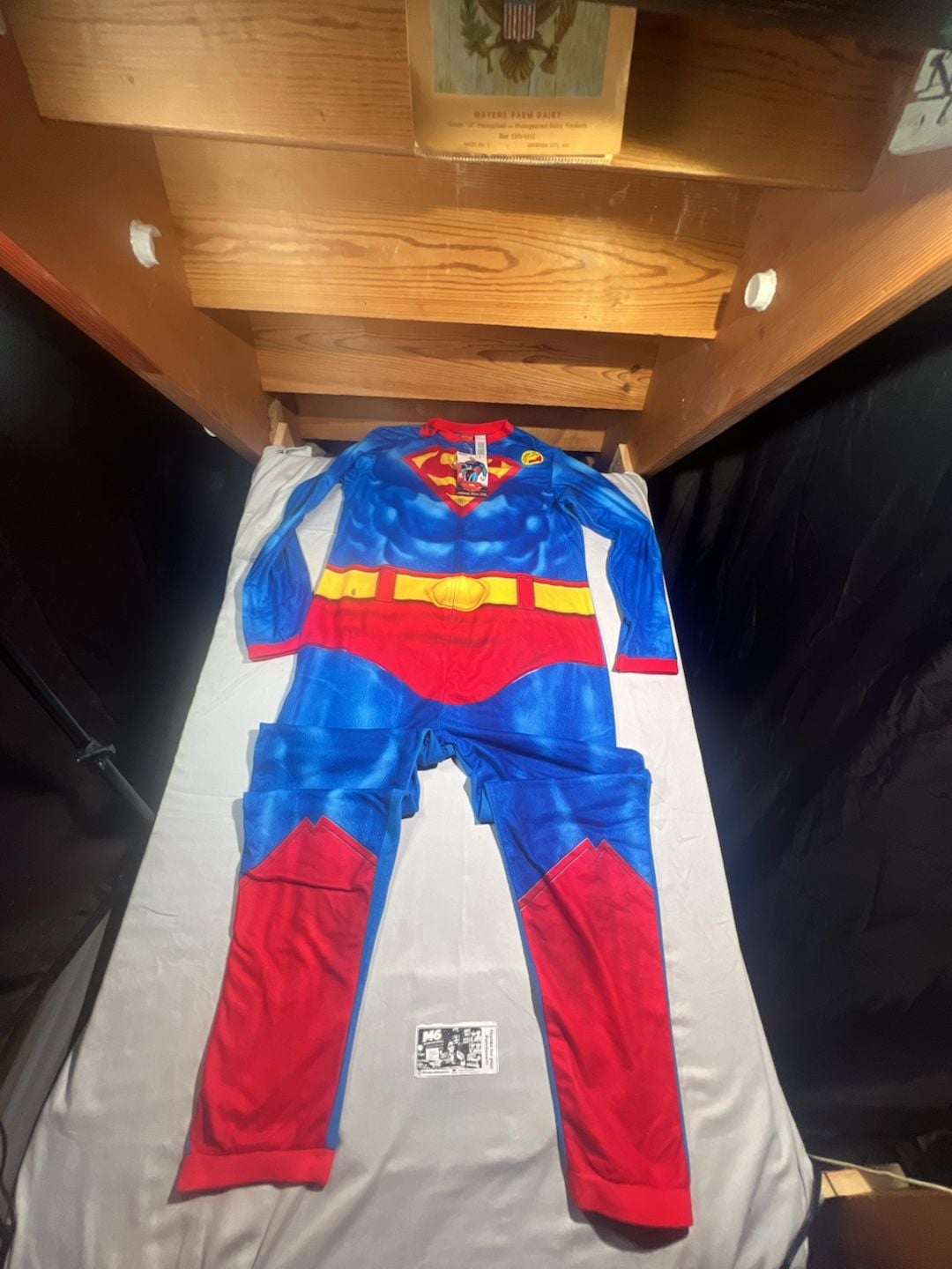 Briefly Stated DC Comics Superman Union Suit with Attached Cape 1