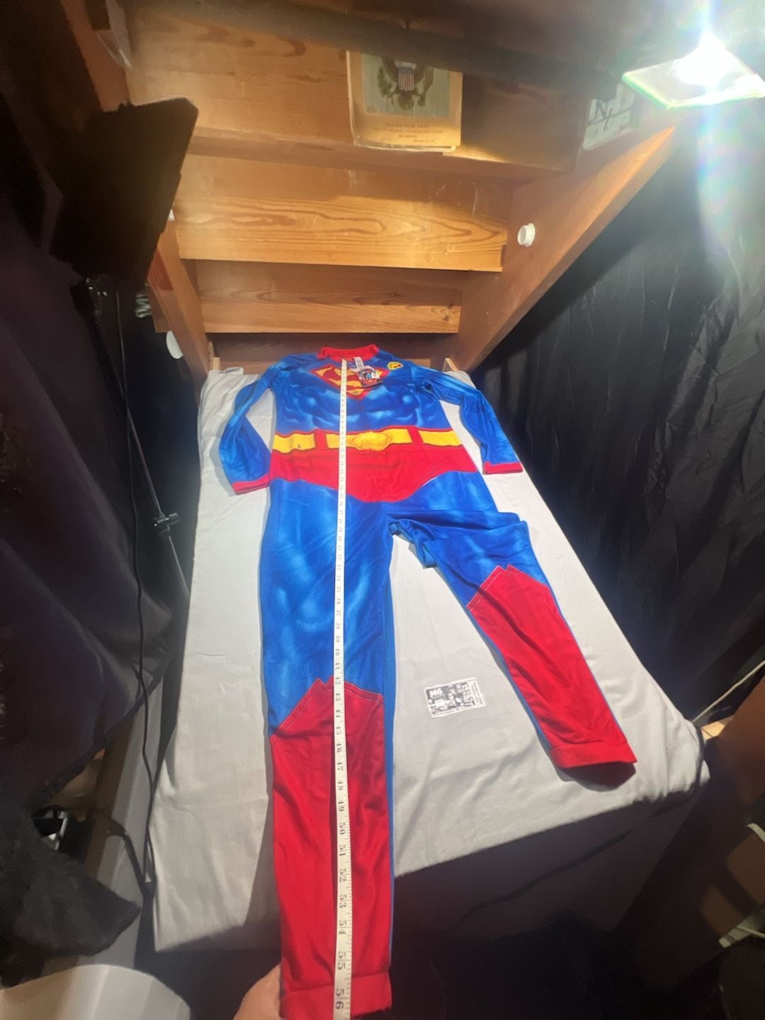 Briefly Stated DC Comics Superman Union Suit with Attached Cape 2