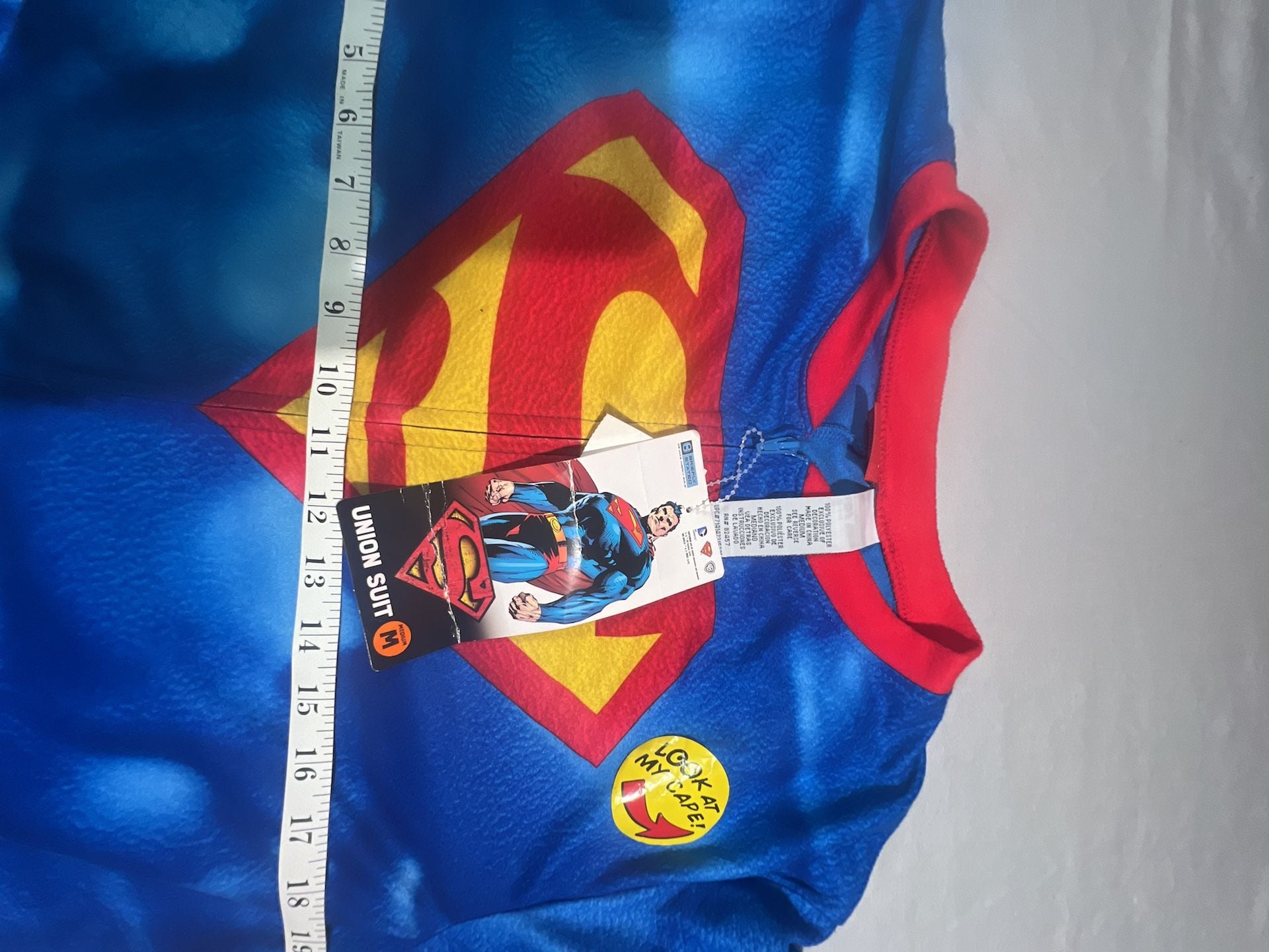 Briefly Stated DC Comics Superman Union Suit with Attached Cape 5