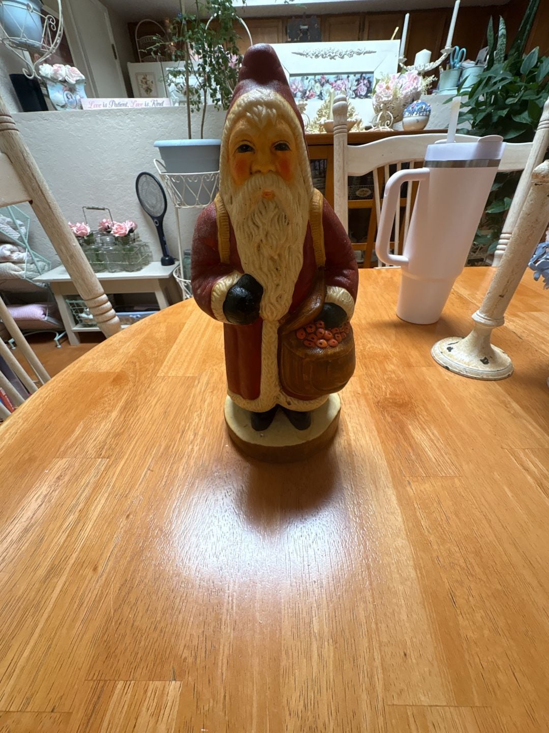 1987 Vintage Vaillancourt Folk Art Gorham Father Christmas Santa Figurine 1