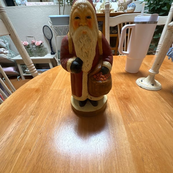 1987 Vintage Vaillancourt Folk Art Gorham Father Christmas Santa Figurine