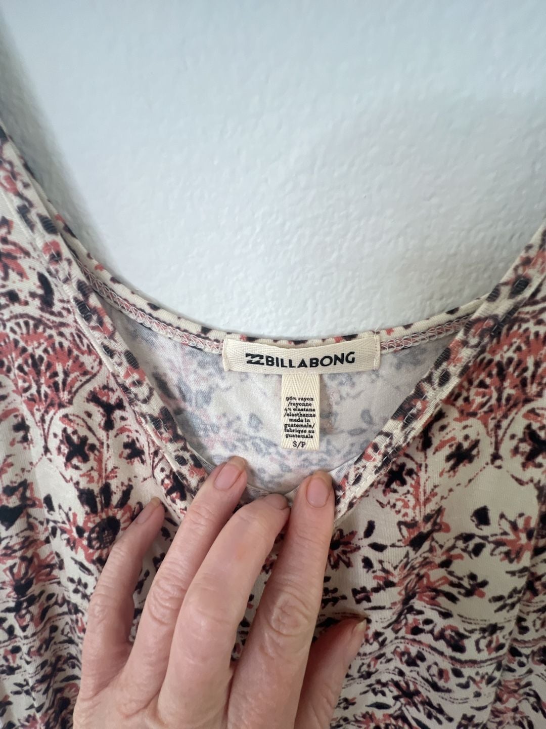Billabong Floral Print Scoop Neck Sleeveless Midi Dress 3