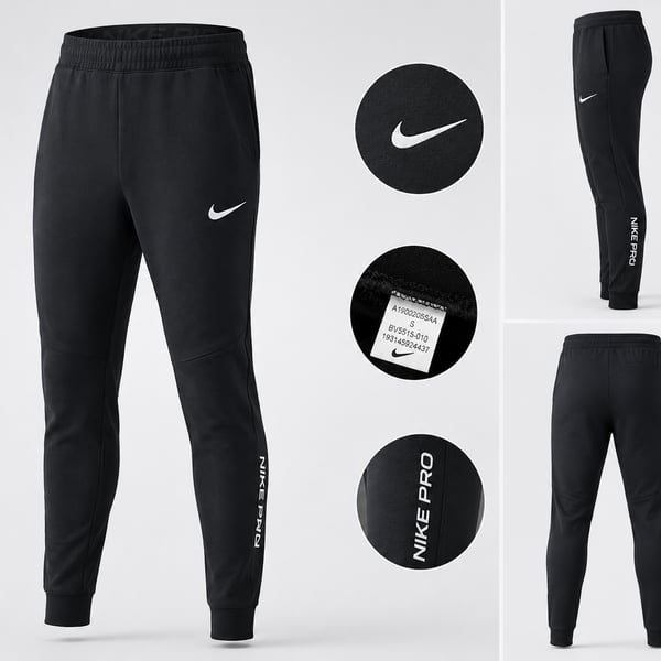 Nike Pro Dri-FIT Men's Training Joggers Pants BV5515-010 Black