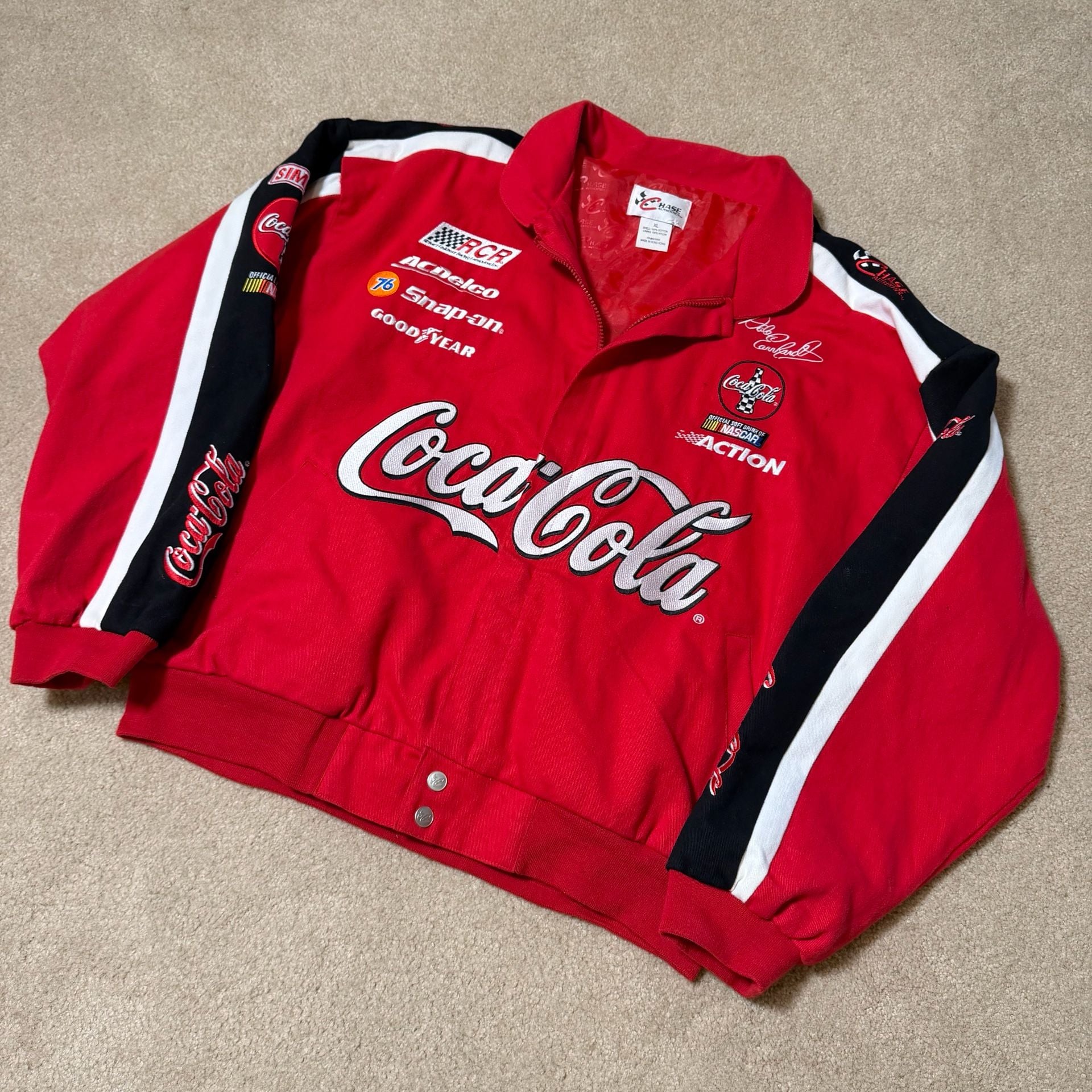 Vintage Dale Earnhardt Chase Authentics Coca-Cola NASCAR Racing Jacket 2