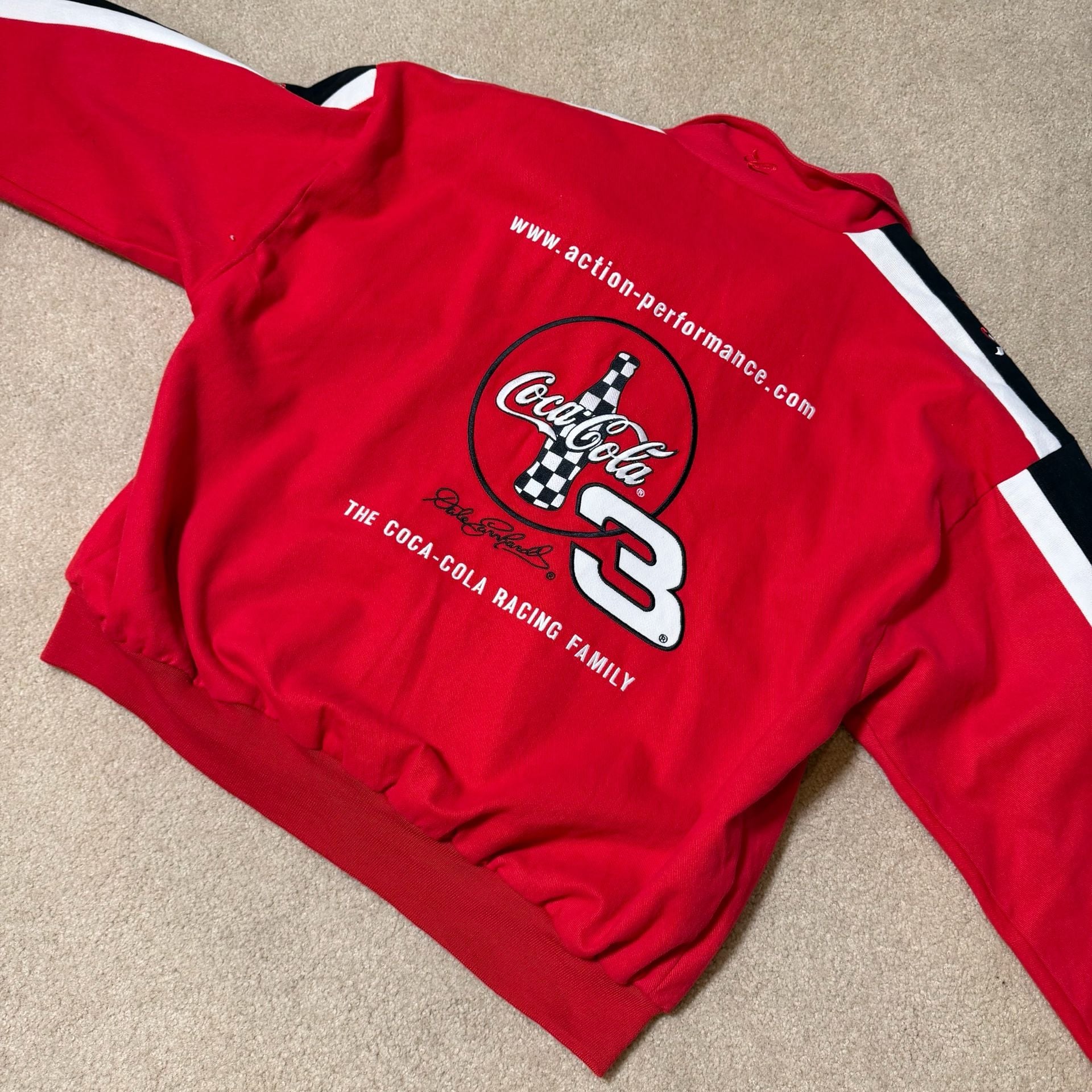 Vintage Dale Earnhardt Chase Authentics Coca-Cola NASCAR Racing Jacket 3