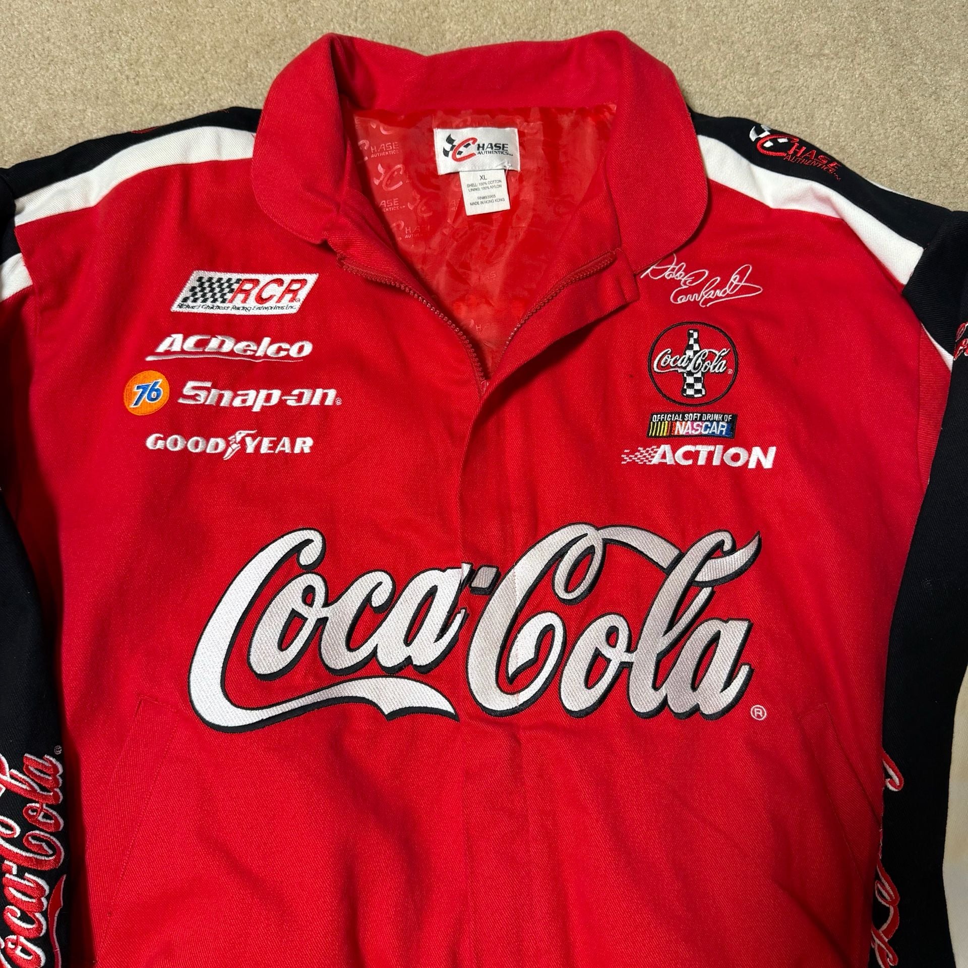 Vintage Dale Earnhardt Chase Authentics Coca-Cola NASCAR Racing Jacket 4