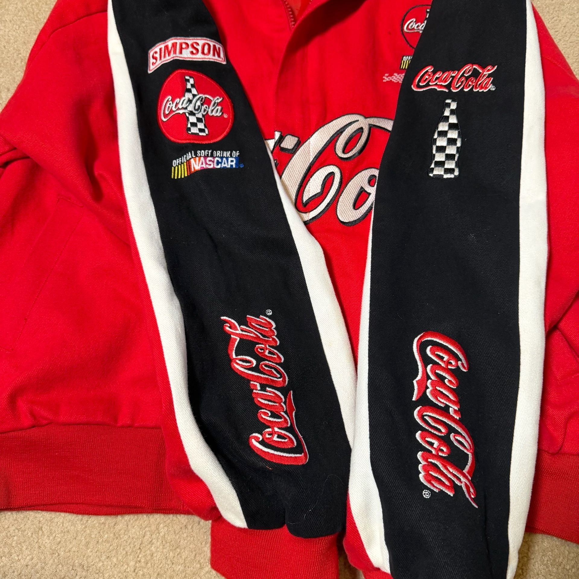 Vintage Dale Earnhardt Chase Authentics Coca-Cola NASCAR Racing Jacket 5