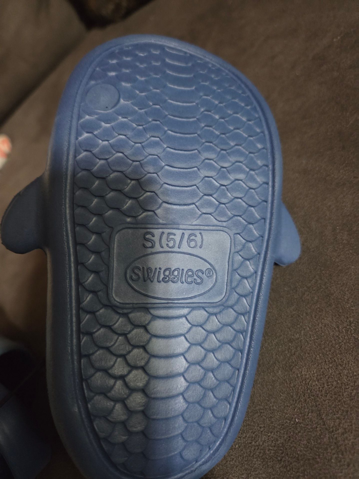 Swiggles Toddler Shark Slides Blue Size S (5/6) 3